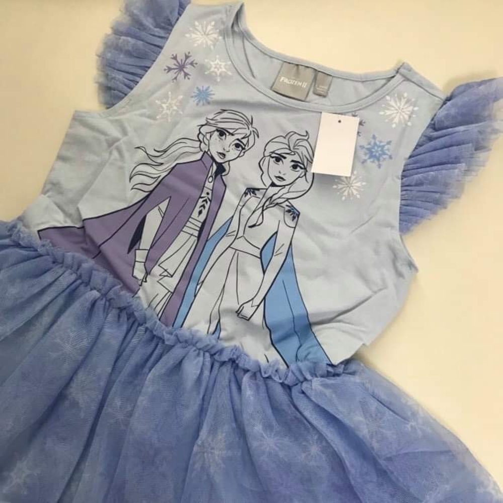 Disney Frozen Elsa Anna Cute Dress - Picture 3 of 8